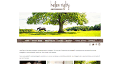 Desktop Screenshot of helenrigbyphotography.com