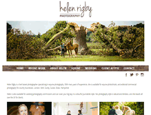 Tablet Screenshot of helenrigbyphotography.com